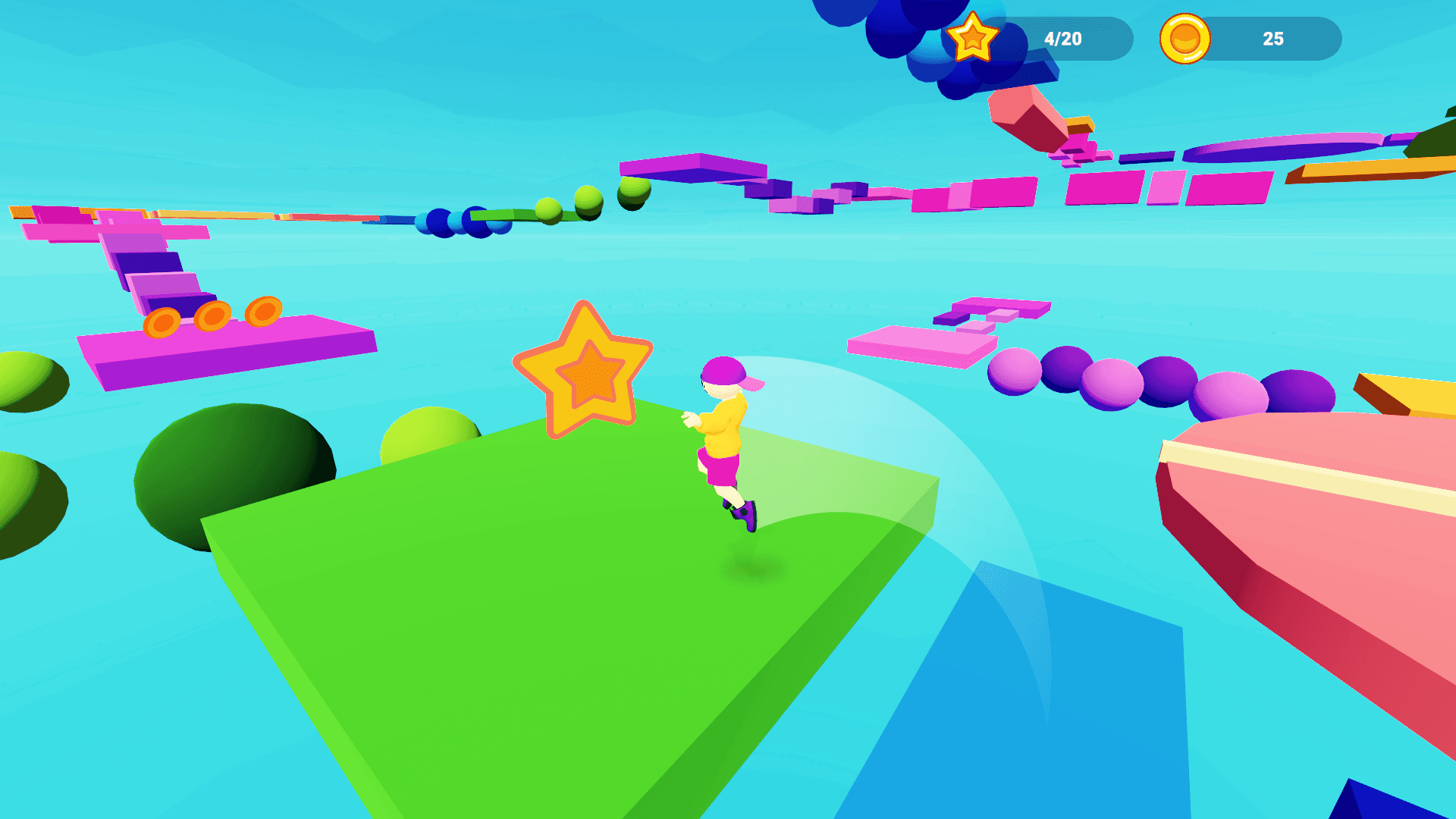 Obby Parkour 3D: Run Only Up screenshot 2