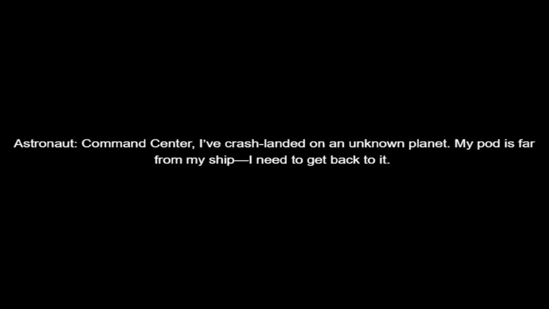 Astronauts Lament