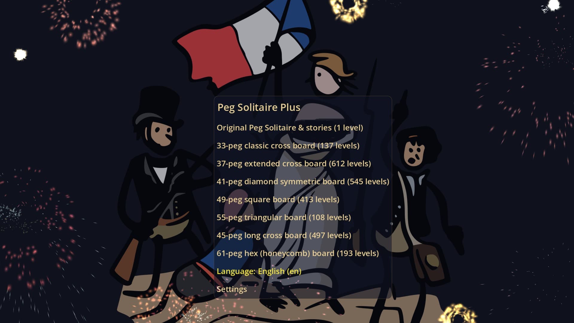 Peg Solitaire Plus screenshot 3