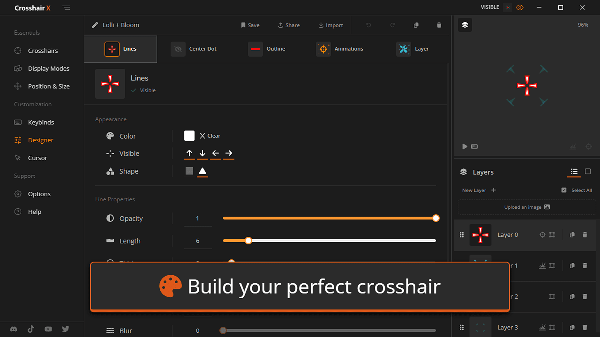 Crosshair X