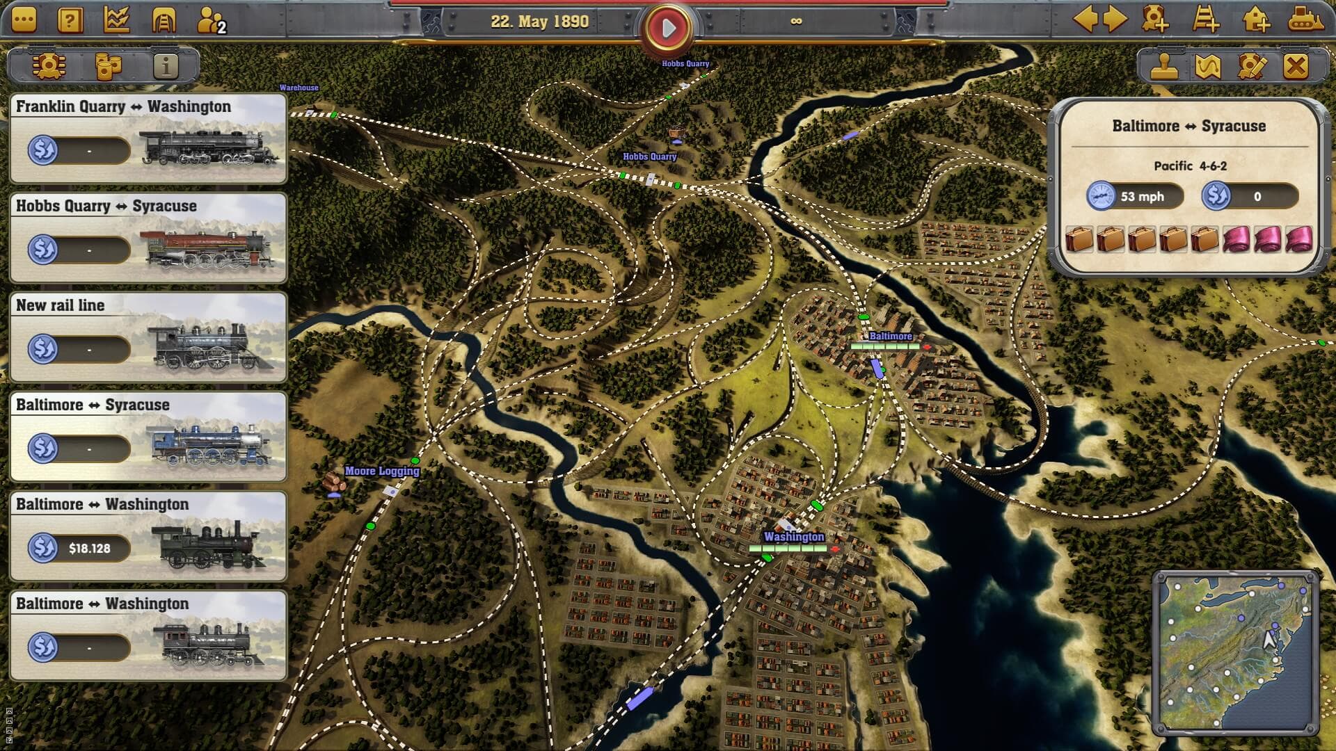 Railway Empire screenshot 2