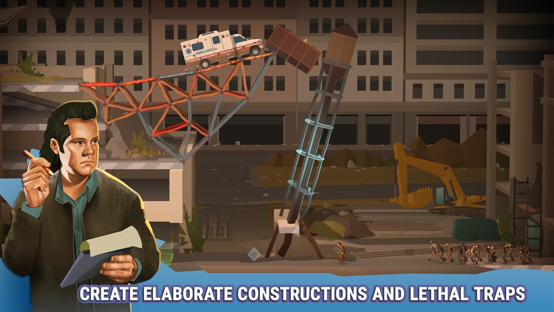 Bridge Constructor: The Walking Dead screenshot 3