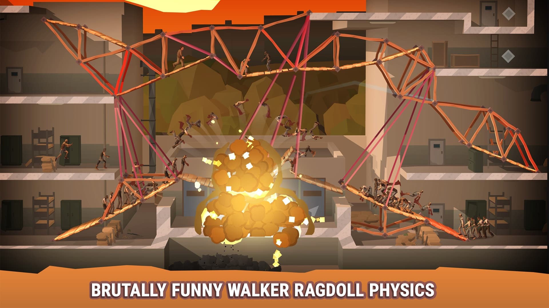 Bridge Constructor: The Walking Dead screenshot 2