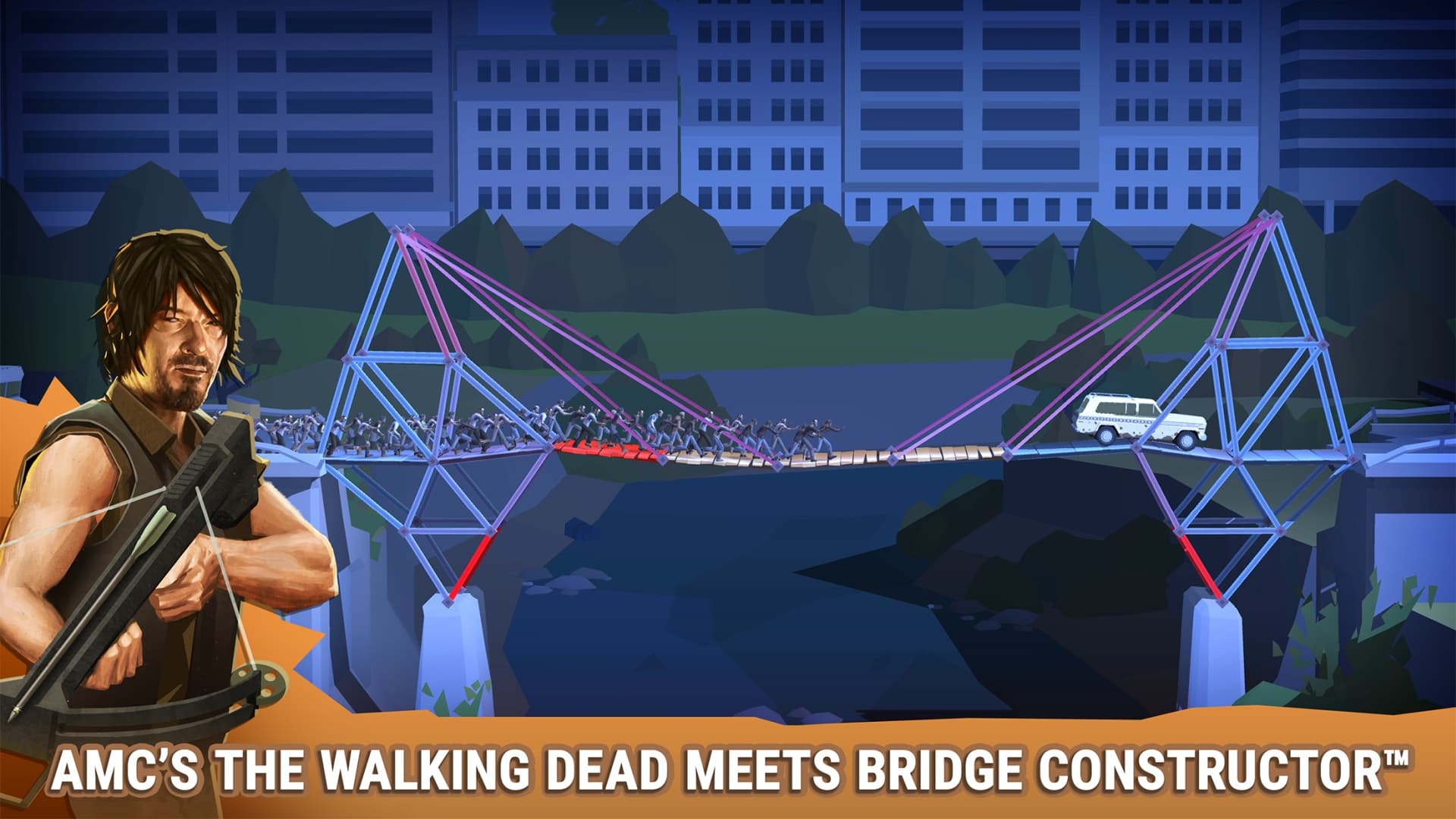 Bridge Constructor: The Walking Dead screenshot 1