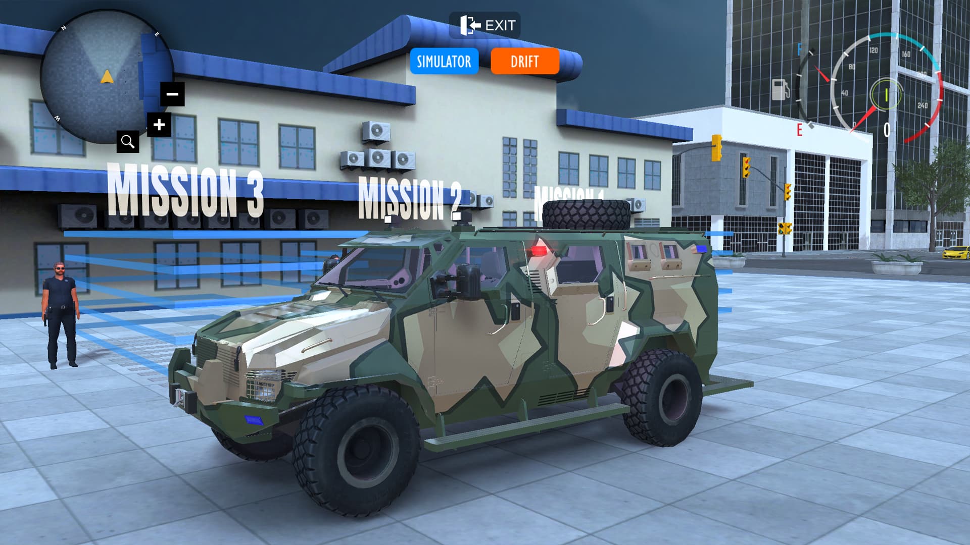Police Car Armored Cop Simulator screenshot 1