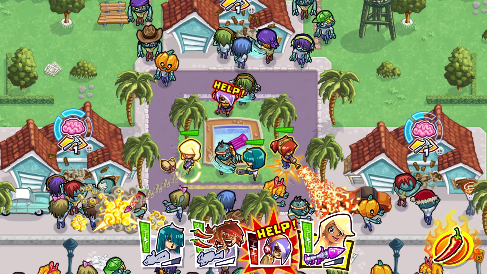 Guns'n'Glory Zombies screenshot 2