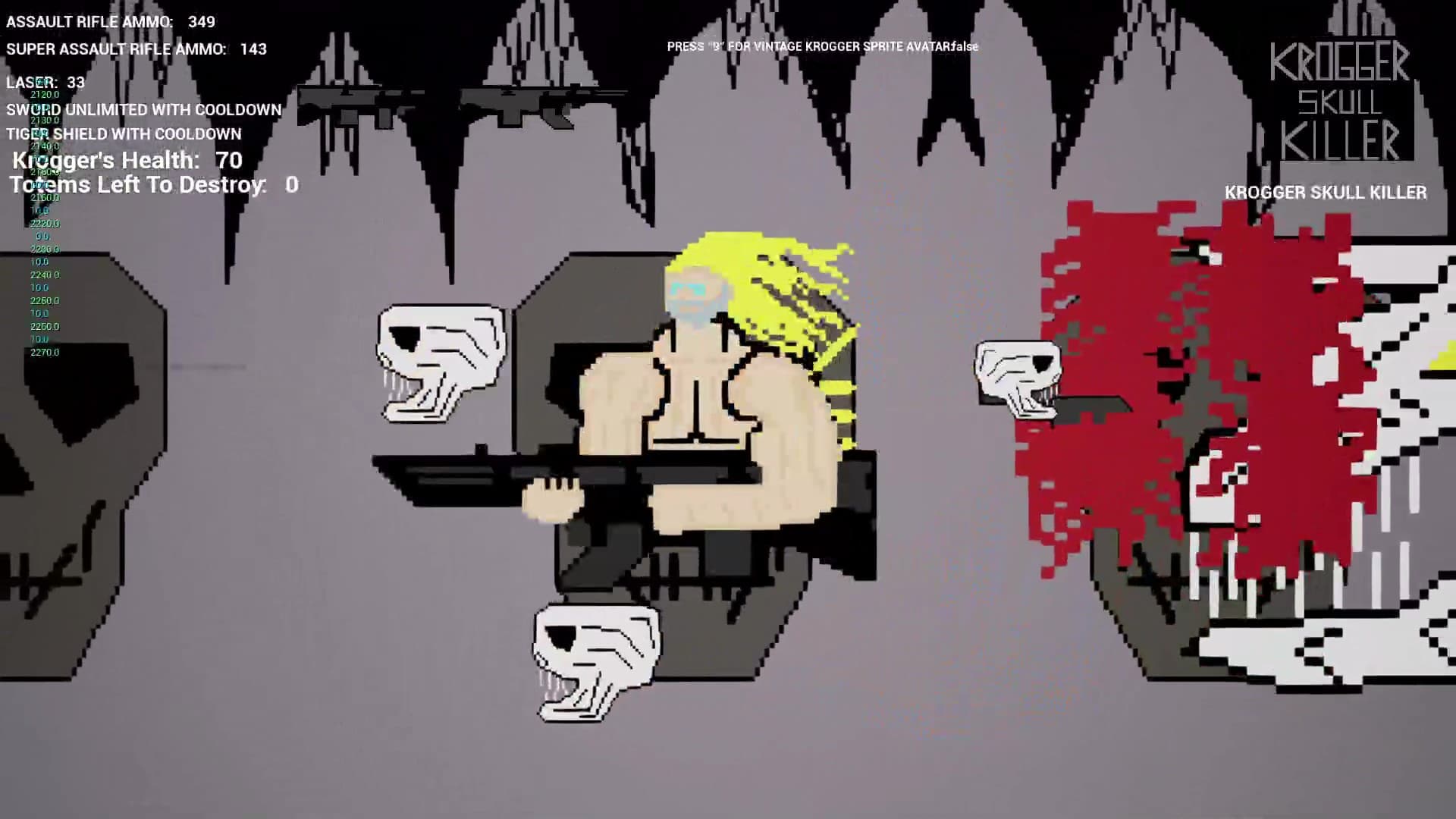 Krogger Skull Killer screenshot 6