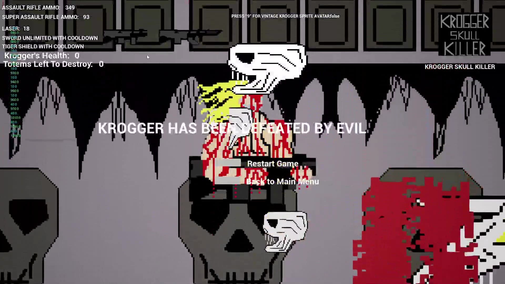 Krogger Skull Killer screenshot 7